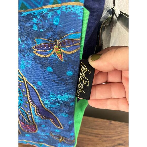 NWT Laurel Burch Blue Green Dog y2k - Picture 8 of 12